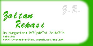 zoltan repasi business card